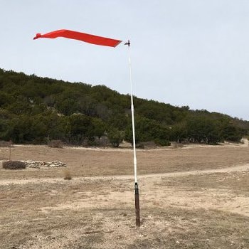 Windsock and Fiberglass Telescoping Pole