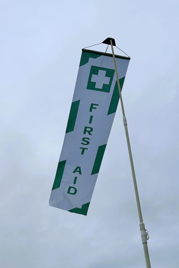 Safety Flag - FIRST AID