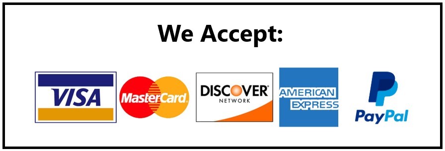 we accept credit card logos