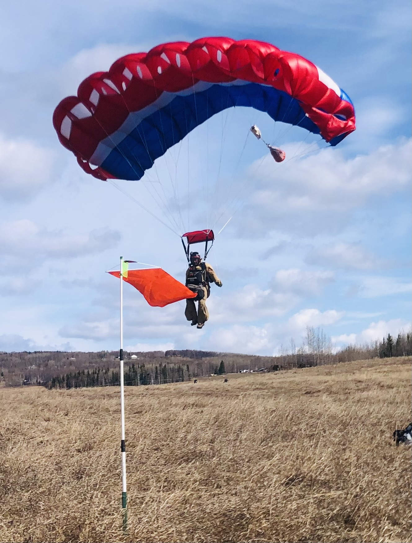 Windsock accuracy critical for parachute landings.
